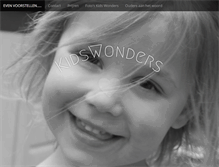 Tablet Screenshot of kidswonders.nl